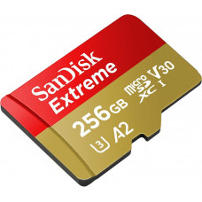 Флеш карта microSDXC 256Gb Class10 Sandisk SDSQXA1-256G-GN6MA Extreme + adapter