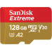 Флеш карта microSDXC 128Gb Class10 Sandisk SDSQXA1-128G-GN6MA Extreme + adapter