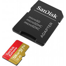 Флеш карта microSDXC 128Gb Class10 Sandisk SDSQXA1-128G-GN6MA Extreme + adapter