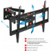 Кронштейн для телевизора Arm Media PT-16 черный 22"-65" макс.40кг настенный поворотно-выдвижной и наклонный