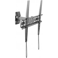 Кронштейн для телевизора Ultramounts UM 878 черный 32"-55" макс.35кг настенный поворотно-выдвижной и наклонный