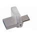 Флеш Диск Kingston 32Gb DataTraveler microDuo DTDUO3C/32GB USB3.0 серебристый