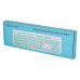 Клавиатура Оклик 400MR белый/мятный USB slim Multimedia