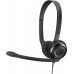 Наушники с микрофоном Sennheiser PC 5 CHAT черный 2м накладные оголовье (508328)