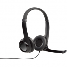 Наушники с микрофоном Logitech H390 черный 2.4м накладные USB оголовье (981-000406)