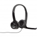 Наушники с микрофоном Logitech H390 черный 2.4м накладные USB оголовье (981-000406)