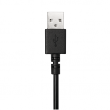 Наушники с микрофоном Logitech H390 черный 2.4м накладные USB оголовье (981-000406)