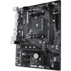 Материнская плата Gigabyte GA-A320M-H Soc-AM4 AMD A320 2xDDR4 mATX AC`97 8ch(7.1) GbLAN RAID+DVI+HDMI