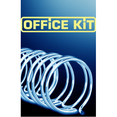Пружины для переплета металлические Office Kit d=14.3мм 100-120лист A4 черный (100шт) OKPM916B