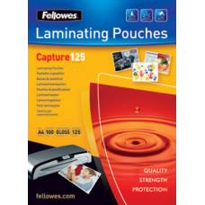 Пленка для ламинирования Fellowes 125мкм A7 (100шт) глянцевая 75x105мм CRC-53069 (FS-53069)
