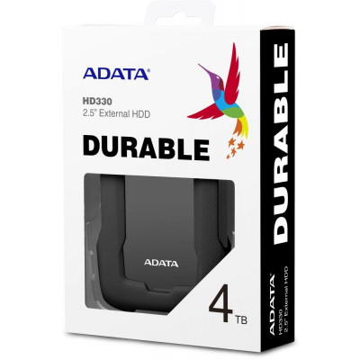 Жесткий диск A-Data USB 3.0 4Tb AHD330-4TU31-CBK HD330 DashDrive Durable 2.5" черный
