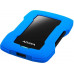 Жесткий диск A-Data USB 3.0 1Tb AHD330-1TU31-CBL HD330 DashDrive Durable 2.5" синий