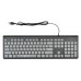 Клавиатура Оклик 480M черный/черный USB slim Multimedia