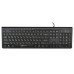 Клавиатура Оклик 480M черный/черный USB slim Multimedia