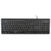 Клавиатура Оклик 480M черный/черный USB slim Multimedia