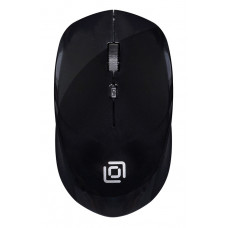 Мышь Оклик 565MW glossy черный оптическая (1600dpi) беспроводная USB для ноутбука (4but)