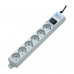 Сетевой фильтр Surge protector ZIS Pilot S 3m, 6 outlets (5+1), white