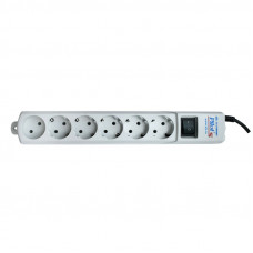Сетевой фильтр Surge protector ZIS Pilot S 3m, 6 outlets (5+1), white