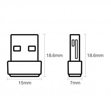 Сетевой адаптер WiFi TP-Link Archer T2U NANO AC600 USB 2.0