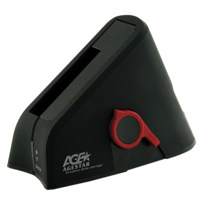 Док-станция для HDD AgeStar 3UBT SATA II пластик черный 1
