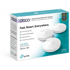 Бесшовный Mesh роутер TP-Link Deco M9 Plus (DECO M9 PLUS(3-PACK)) AC2200 10/100/1000BASE-TX (упак.:3шт)
