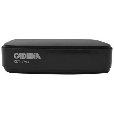 Ресивер DVB-T2 Cadena CDT-1793 черный