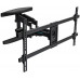 Кронштейн для телевизора Kromax ATLANTIS-65 черный 40"-90" макс.45кг настенный поворотно-выдвижной и наклонный