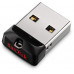 Флеш Диск Sandisk 16Gb Cruzer Fit SDCZ33-016G-G35 USB2.0 черный
