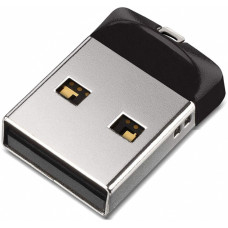 Флеш Диск Sandisk 16Gb Cruzer Fit SDCZ33-016G-G35 USB2.0 черный