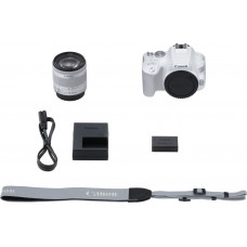 Зеркальный Фотоаппарат Canon EOS 250D белый 24.1Mpix EF-S 18-55mm f/1:4-5.6 IS STM 3" 4K Full HD SDXC Li-ion