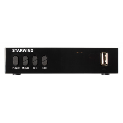 Ресивер DVB-T2 Starwind CT-220 черный