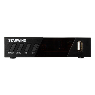Ресивер DVB-T2 Starwind CT-140 черный