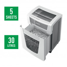 Шредер Leitz IQ Office Pro (секр.P-6) фрагменты 5лист. 30лтр. скрепки скобы