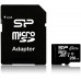 Флеш карта microSDXC 256Gb Class10 Silicon Power SP256GBSTXBU1V10SP + adapter Card Reader