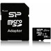 Флеш карта microSDXC 256Gb Class10 Silicon Power SP256GBSTXBU1V10SP + adapter Card Reader