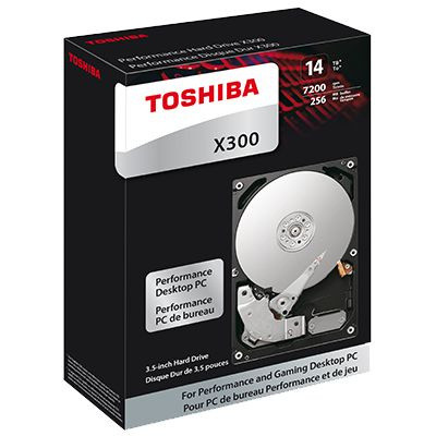 Жесткий диск Toshiba SATA-III 12Tb HDWR21CUZSVA X300 (7200rpm) 256Mb 3.5"