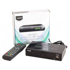 Ресивер DVB-T2 Сигнал Эфир HD-225 черный
