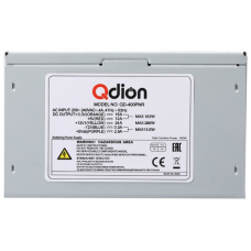 Блок питания FSP QDION ATX 400W, 120mm, 3xSATA, 1xPCI-E, nonPFC