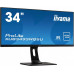 Монитор Iiyama 34" ProLite XUB3493WQSU-B1 черный IPS LED 4ms 21:9 HDMI M/M матовая HAS Pivot 1000:1 400cd 178гр/178гр 3440x1440 DisplayPort USB 9.5кг