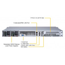 Платформа SuperMicro SYS-6019P-MTR 1G 2P 2x800W
