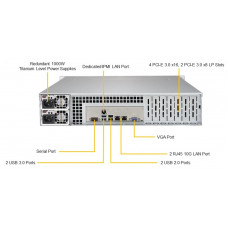Платформа SuperMicro SYS-6029P-TRT 3.5" 10G 2P 2x1000W
