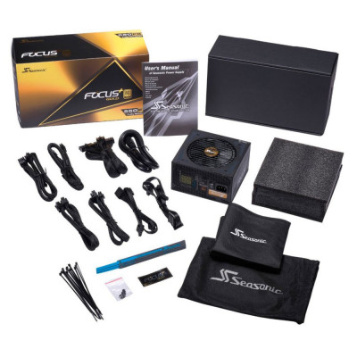 Блок питания Seasonic ATX 550W FOCUS GX-550 80+ gold 24+2x(4+4) pin APFC 120mm fan 10xSATA Cab Manag RTL