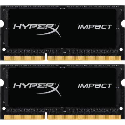 Kingston SODIMM  8GB 1866MHz DDR3L CL11  (Kit of 2) 1.35V HyperX Impact Black
