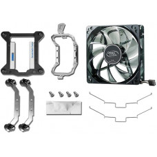 Устройство охлаждения(кулер) Deepcool GAMMAXX 400 BLUE BASIC Soc-AM4/AM3+/1150/1151/1200 4-pin 18-30dB Al+Cu 130W 640gr LED Ret