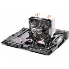 Устройство охлаждения(кулер) Deepcool GAMMAXX 400 BLUE BASIC Soc-AM4/AM3+/1150/1151/1200 4-pin 18-30dB Al+Cu 130W 640gr LED Ret