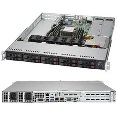 Платформа SuperMicro SYS-1019P-WTR 10G 2P 2x500W