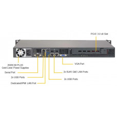 Платформа SuperMicro SYS-5019S-L RAID 1x200W