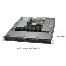 Платформа SuperMicro SYS-5019P-WTR 10G 2P 2x500W