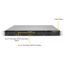 Платформа SuperMicro SYS-5019P-WTR 10G 2P 2x500W
