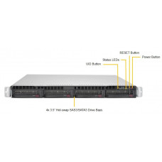Платформа SuperMicro SYS-6018R-WTR 3.5" C612 1G 2P750W